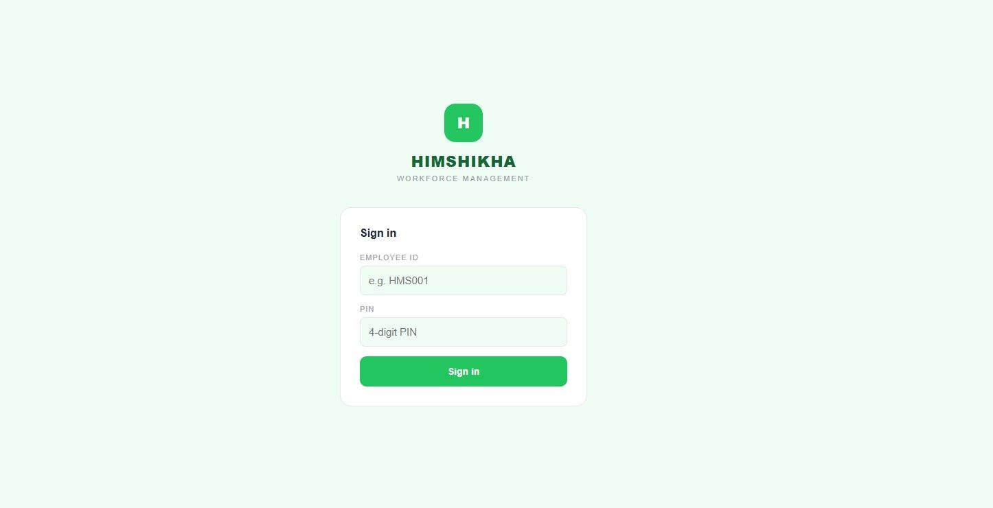Employee sign-in